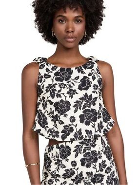 Posse Women's Romeo Floral Print Top Size Medium
